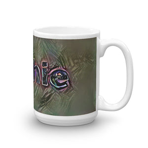 Sophie Mug Dark Rainbow 15oz left view