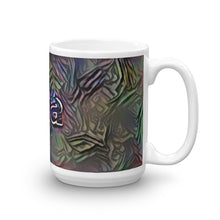 Load image into Gallery viewer, Eva Mug Dark Rainbow 15oz left view