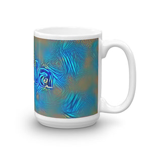 Bella Mug Night Surfing 15oz left view