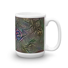 Load image into Gallery viewer, Mila Mug Dark Rainbow 15oz left view