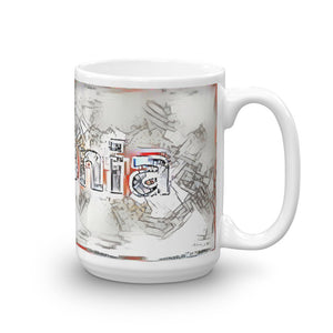 Antonia Mug Frozen City 15oz left view