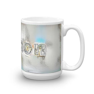 Lennon Mug Victorian Fission 15oz left view