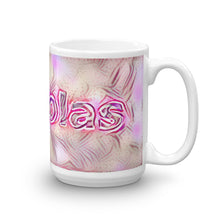 Load image into Gallery viewer, Nicholas Mug Innocuous Tenderness 15oz left view