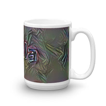 Load image into Gallery viewer, Bella Mug Dark Rainbow 15oz left view