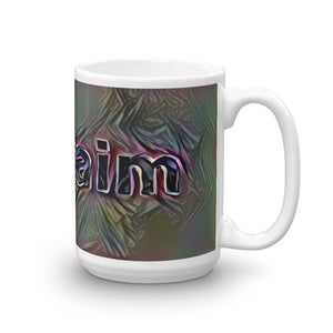 Ephraim Mug Dark Rainbow 15oz left view