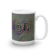 Load image into Gallery viewer, Ashleigh Mug Dark Rainbow 15oz left view
