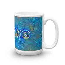 Load image into Gallery viewer, Alonso Mug Night Surfing 15oz left view