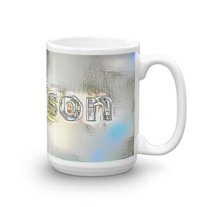 Madison Mug Victorian Fission 15oz left view