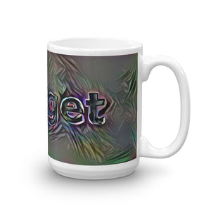 Bridget Mug Dark Rainbow 15oz left view