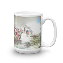 Load image into Gallery viewer, Addisyn Mug Ink City Dream 15oz left view