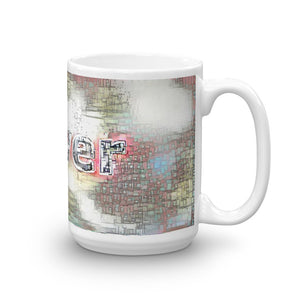 Oliver Mug Ink City Dream 15oz left view