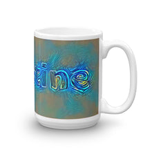Load image into Gallery viewer, Christine Mug Night Surfing 15oz left view
