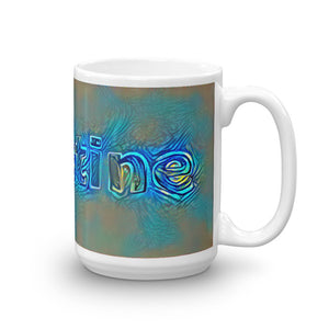 Christine Mug Night Surfing 15oz left view