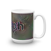 Load image into Gallery viewer, Joseph Mug Dark Rainbow 15oz left view