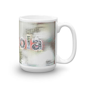 Nichola Mug Ink City Dream 15oz left view