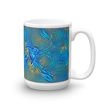 Load image into Gallery viewer, Polly Mug Night Surfing 15oz left view