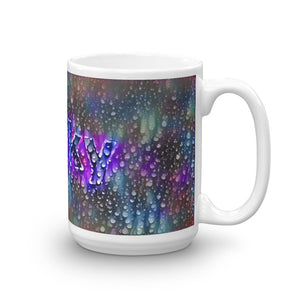 Nicky Mug Wounded Pluviophile 15oz left view