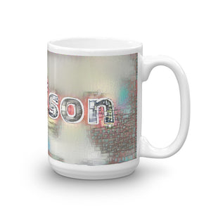 Madison Mug Ink City Dream 15oz left view