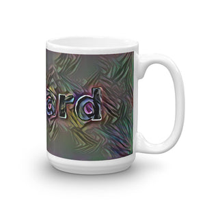 Edward Mug Dark Rainbow 15oz left view