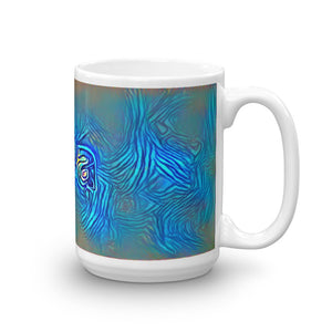 Ava Mug Night Surfing 15oz left view
