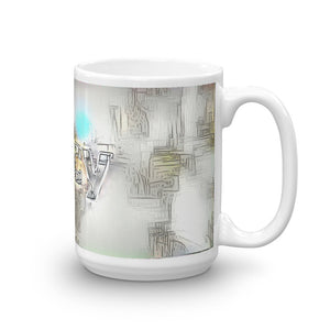 Lucy Mug Victorian Fission 15oz left view