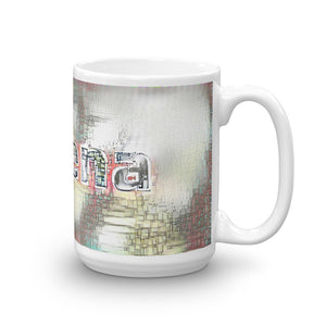 Serena Mug Ink City Dream 15oz left view