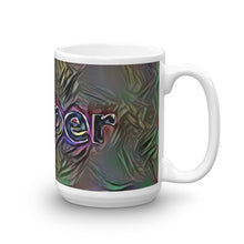 Load image into Gallery viewer, Harper Mug Dark Rainbow 15oz left view