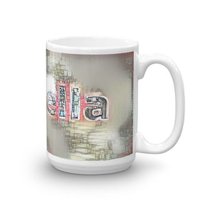 Isabella Mug Ink City Dream 15oz left view