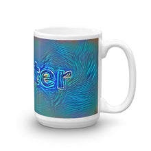 Load image into Gallery viewer, Hunter Mug Night Surfing 15oz left view