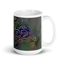 Load image into Gallery viewer, Aliana Mug Dark Rainbow 15oz left view