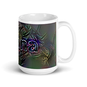 Aliana Mug Dark Rainbow 15oz left view