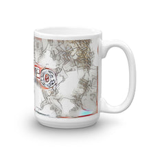Load image into Gallery viewer, Cairo Mug Frozen City 15oz left view