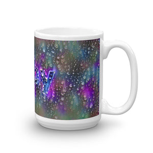 Abby Mug Wounded Pluviophile 15oz left view