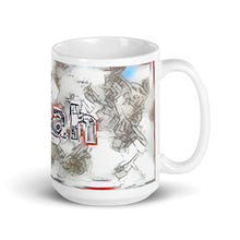 Load image into Gallery viewer, Aleah Mug Frozen City 15oz left view