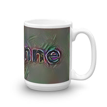 Load image into Gallery viewer, Susanne Mug Dark Rainbow 15oz left view