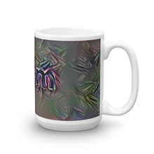 Load image into Gallery viewer, Tram Mug Dark Rainbow 15oz left view