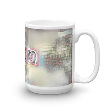 Load image into Gallery viewer, Jean Mug Ink City Dream 15oz left view