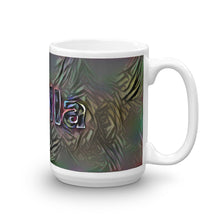 Load image into Gallery viewer, Stella Mug Dark Rainbow 15oz left view