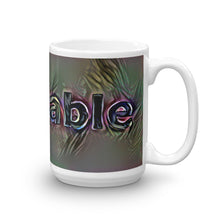 Load image into Gallery viewer, Emorable Mug Dark Rainbow 15oz left view