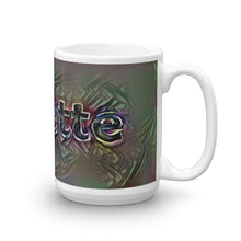 Load image into Gallery viewer, Lynette Mug Dark Rainbow 15oz left view