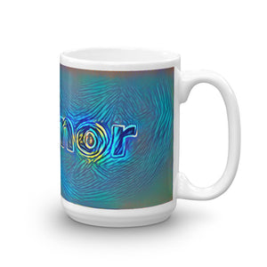 Eleanor Mug Night Surfing 15oz left view