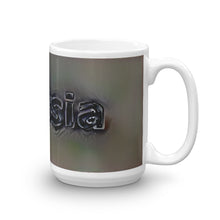 Load image into Gallery viewer, Alessia Mug Charcoal Pier 15oz left view