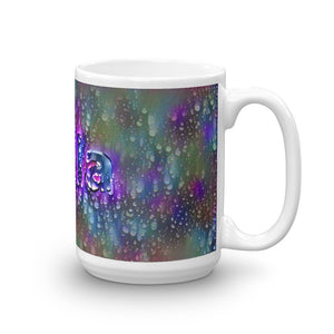 Leila Mug Wounded Pluviophile 15oz left view