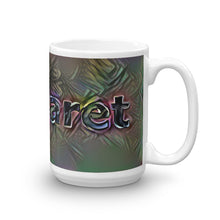 Load image into Gallery viewer, Margaret Mug Dark Rainbow 15oz left view