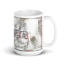 Load image into Gallery viewer, Kyson Mug Frozen City 15oz left view