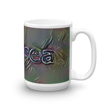 Load image into Gallery viewer, Chelsea Mug Dark Rainbow 15oz left view