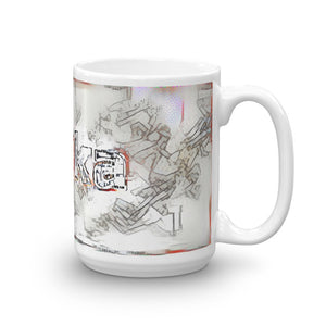 Anika Mug Frozen City 15oz left view
