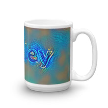 Load image into Gallery viewer, Paisley Mug Night Surfing 15oz left view