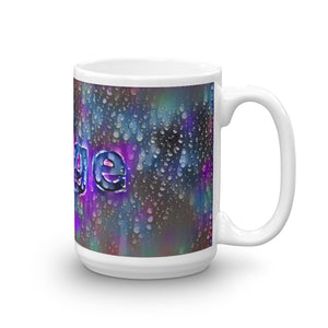 Paige Mug Wounded Pluviophile 15oz left view