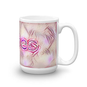James Mug Innocuous Tenderness 15oz left view